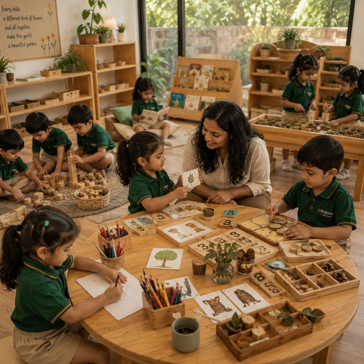Child–teacher ratio 10:1 at Kalpaa
